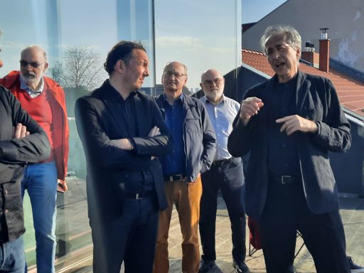 Das Kulturforum besucht am 21.4.2023 den Architekten SergeiTchoban in "seinem" Museum für Architekurzeichnungen, Prenzlauer Berg