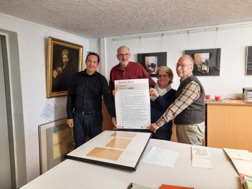 Tag des Friedhofs, 18.9.2022, unterzeichnet der Vorstand die CHARTA FRIEDHOFSKULTUR