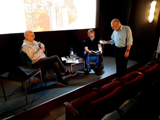 Kino Brotfabrik:  Pankower Kulturgespräche, Ausgabe 8. Dr. Andreas Bossmann im Gespräch mit&nbsp;dem Schauspieler und Autor Uwe Preuss.